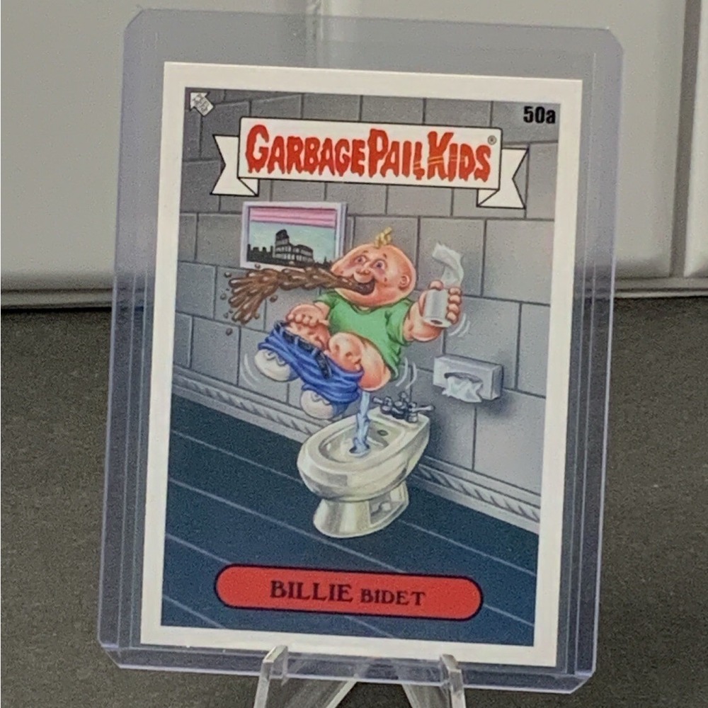 2023 GARBAGE PAIL KIDS GPK GO ON VACATION BILLIE BIDET 50a ERROR
